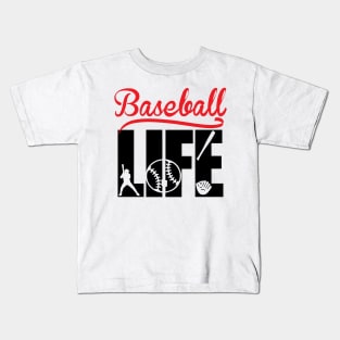 Baseball Life Kids T-Shirt